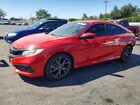 2019 Honda Civic Sport Red vin: 2HGFC2E87KH522006