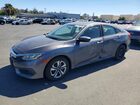 2018 Honda Civic Lx Gray vin: 2HGFC2F50JH568120