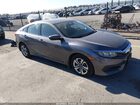 2018 Honda Civic Lx Gray vin: 2HGFC2F55JH598486
