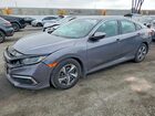 2020 Honda Civic Lx Gray vin: 2HGFC2F66LH512887