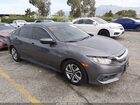 2017 Honda Civic Lx Gray vin: 2HGFC2F69HH543803