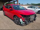 2020 Honda Civic Lx Red vin: 2HGFC2F69LH592928