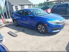 2016 Honda Civic Ex Blue vin: 2HGFC2F77GH565631