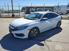 2016 Honda Civic Ex White vin: 2HGFC2F78GH547588