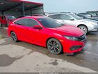 2019 Honda Civic Sport Red vin: 2HGFC2F87KH564268