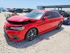 2024 Honda Civic Touring Красный vin: 2HGFE1F90RH302681