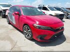 2022 Honda Civic Touring Red vin: 2HGFE1F94NH307957