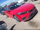 2022 Honda Civic Touring Red vin: 2HGFE1F9XNH323872