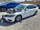 2022 Honda Civic Lx White vin: 2HGFE2F27NH509250