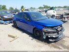 2022 Honda Civic Sport Blue vin: 2HGFE2F55NH605808