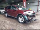 2016 Honda Cr-v Ex-l Burgundy vin: 2HKRM3H77GH558066