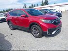 2021 Honda Cr-v Awd Ex Red vin: 2HKRW2H54MH603933