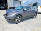 2018 Honda Cr-v Lx Gray vin: 2HKRW6H35JH222707