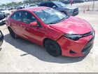 2017 Toyota Corolla Le Red vin: 2T1BURHE0HC911030