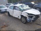 2018 Toyota Corolla Le White vin: 2T1BURHE1JC029449