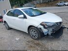 2017 Toyota Corolla Le White vin: 2T1BURHE2HC882744