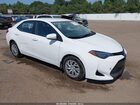 2018 Toyota Corolla Le White vin: 2T1BURHE2JC077199