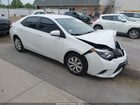 2016 Toyota Corolla Le White vin: 2T1BURHE3GC697648