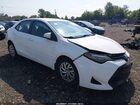 2018 Toyota Corolla Le White vin: 2T1BURHE3JC111764