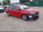 2018 Toyota Corolla Le Red vin: 2T1BURHE4JC964125