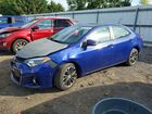 2016 Toyota Corolla S Plus Blue vin: 2T1BURHE5GC501483
