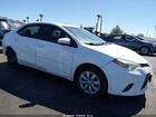 2016 Toyota Corolla Le White vin: 2T1BURHE5GC615192