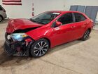 2018 Toyota Corolla Xse Red vin: 2T1BURHE5JC965929