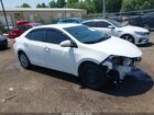 2018 Toyota Corolla Le White vin: 2T1BURHE6JC965289
