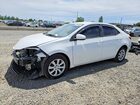 2018 Toyota Corolla Le White vin: 2T1BURHE7JC069731