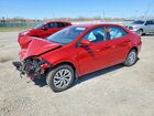 2017 Toyota Corolla L Red vin: 2T1BURHEXHC961658