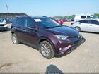 2016 Toyota Rav4 Limited Burgundy vin: 2T3DFREV9GW522978