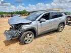 2020 Toyota Rav4 Limited Silver vin: 2T3DWRFV0LW067642