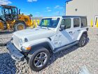 2020 Jeep Wrangler Unlimited Sahara White vin: 1C4HJXEN5LW230115