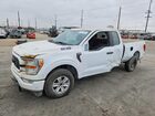 2021 Ford F150 Super Cab White vin: 1FTEX1CP6MKD65812