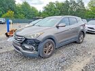 2018 Hyundai Santa Fe Sport 2.4l Gray vin: 5XYZU3LB6JG550468