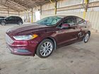 2017 Ford Fusion Se Burgundy vin: 3FA6P0HD5HR247559