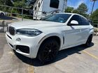 2018 Bmw X6 Xdrive50i White vin: 5UXKU6C59J0W38979