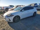 2018 Hyundai Elantra Sel White vin: 5NPD84LF9JH241335