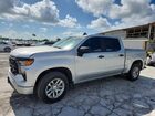 2022 Chevrolet Silverado C1500 Custom Silver vin: 3GCPABEK4NG608527