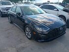 2020 Hyundai Sonata Sel Черный vin: 5NPEF4JA1LH060749