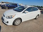 2016 Hyundai Accent Se White vin: KMHCT4AE5GU075832