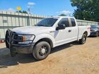 2018 Ford F150 Super Cab White vin: 1FTFX1E51JKC65791