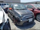 2016 Fiat 500e Battery Electric Black vin: 3C3CFFGE6GT121973
