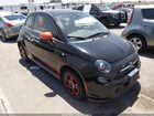 2016 Fiat 500e Battery Electric Black vin: 3C3CFFGE9GT214177