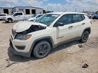 2018 Jeep Compass Sport White vin: 3C4NJCAB2JT369290