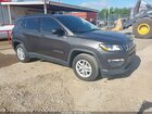 2018 Jeep Compass Sport Fwd Gray vin: 3C4NJCAB2JT405608