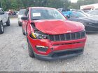 2020 Jeep Compass Sport Fwd Red vin: 3C4NJCAB4LT169823