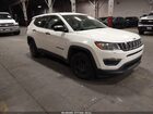 2018 Jeep Compass Sport Fwd Белый vin: 3C4NJCAB8JT328467
