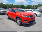 2020 Jeep Compass Sport Fwd Orange vin: 3C4NJCAB8LT151146