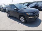 2018 Jeep Compass Sport Fwd Black vin: 3C4NJCABXJT357839